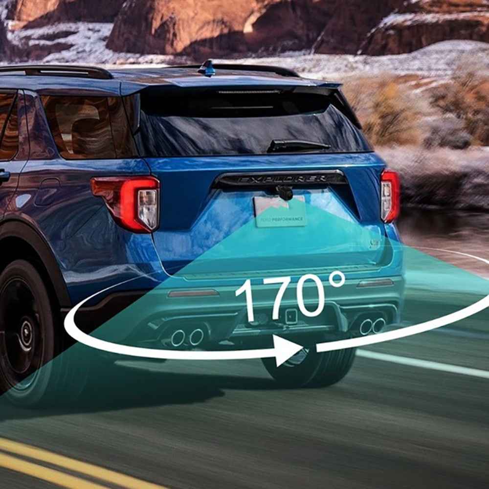 RH-307 4.3-inch LCD Video Display Monitor with Straw Hat Camera (AV Cable) Rear View Parking System Kit