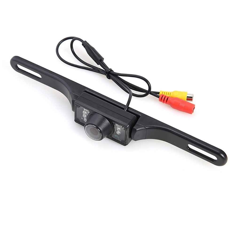 RH-309 4.3-inch LCD Car Monitor Camera Rear View Parking System Kit with License Plate Camera (AV Cable)