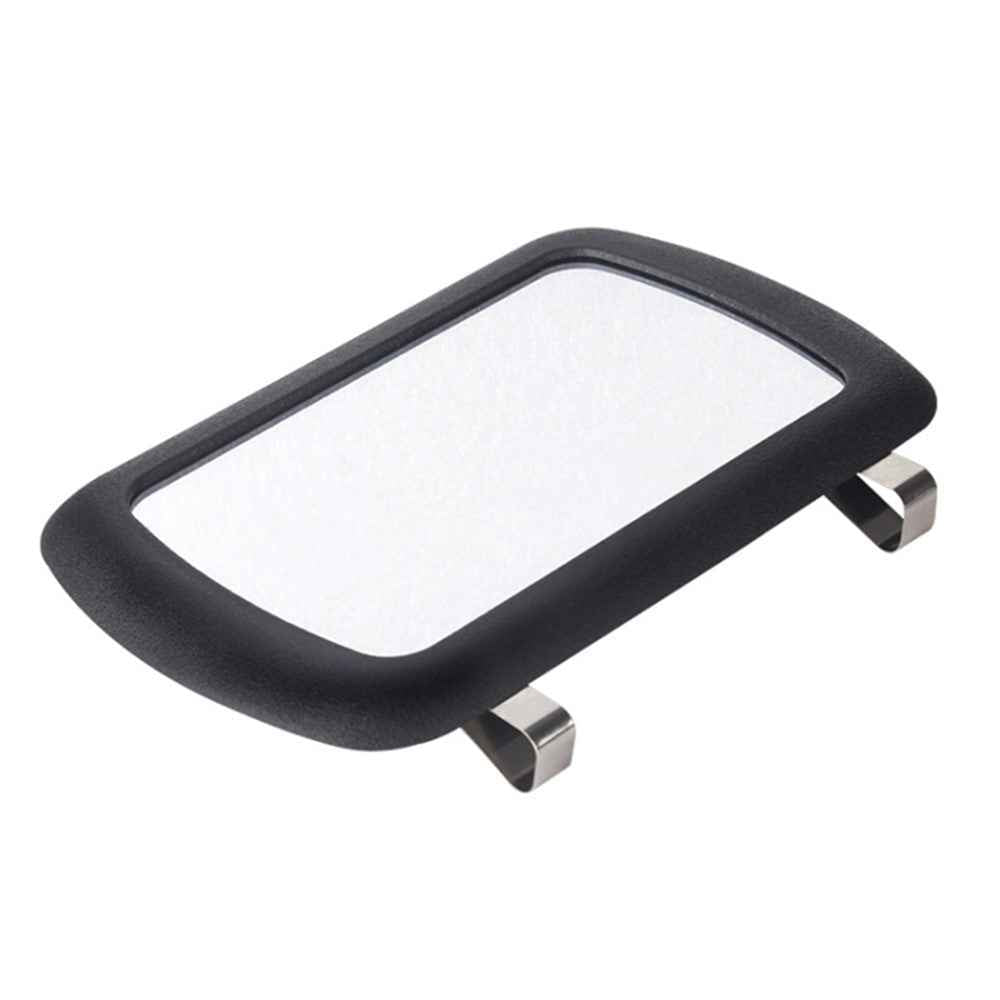 DM-071 Vehicle Sun Visor PP+Glass Makeup Mirror Car Sun Shield Plate Clip-on Ultra Clear Mirror
