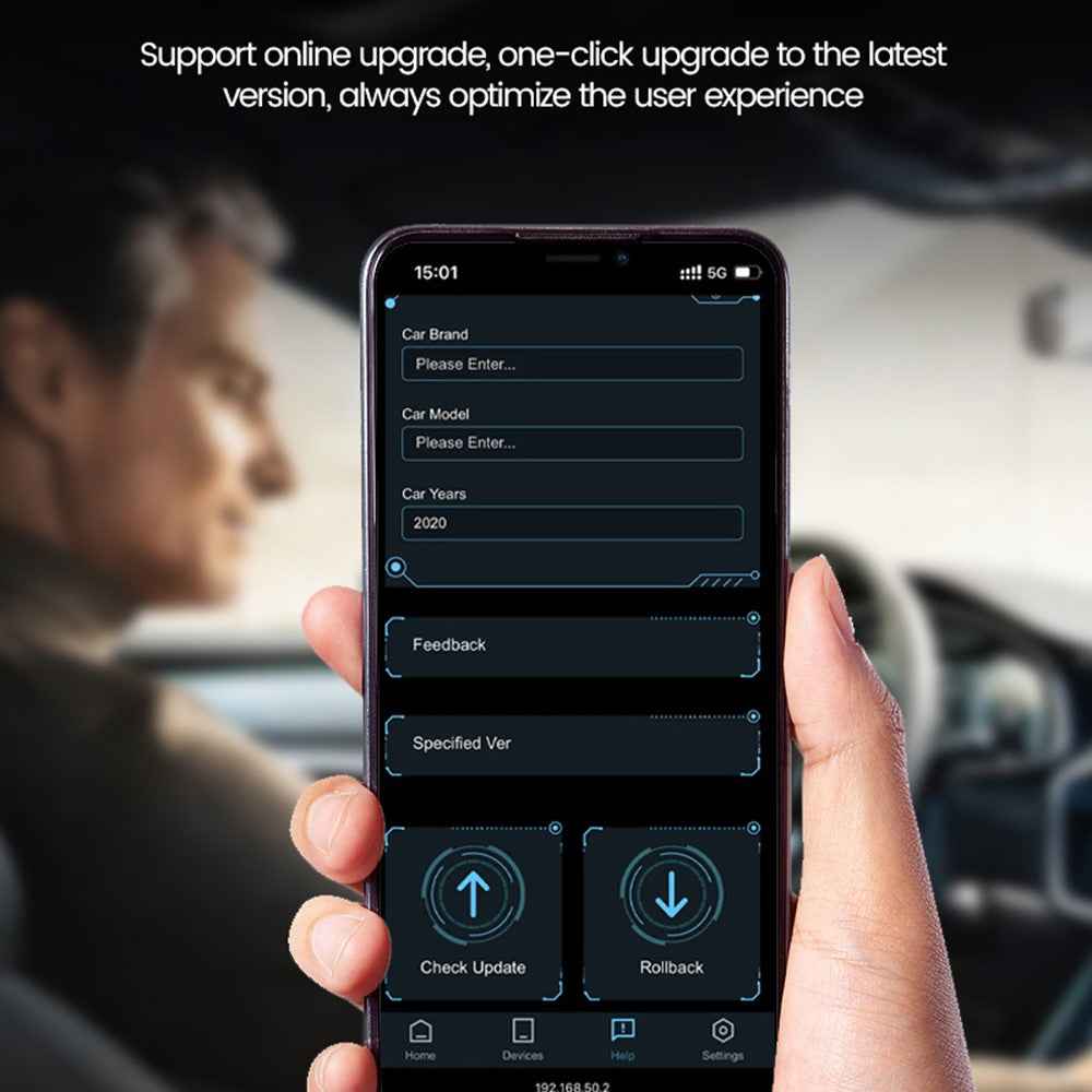 CARLINKIT 2Air-OEM-BK Wireless Android Auto Carplay Adapter Dongle Support OTA Upgrade