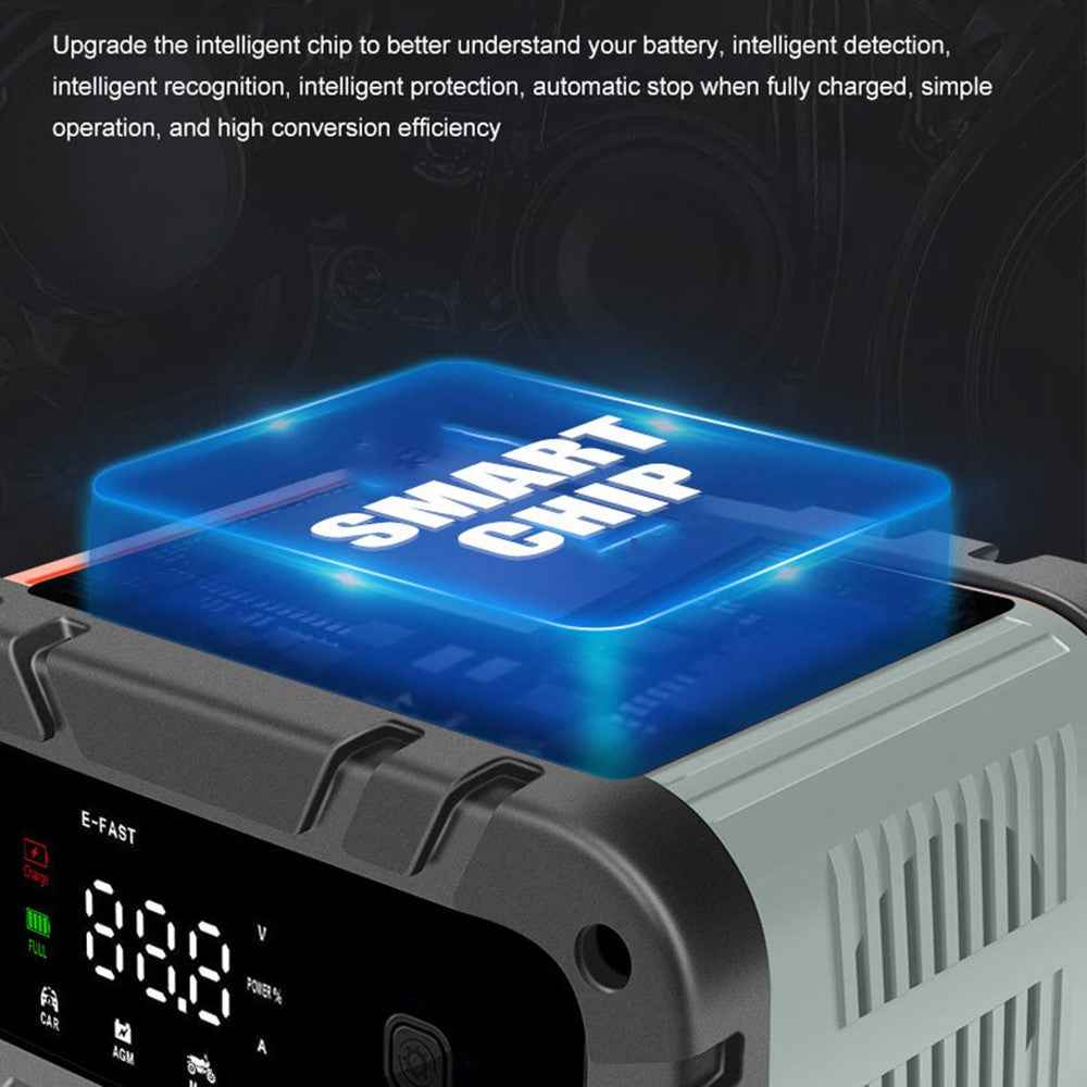 E-FAST TK-400 Lead Acid Battery Charger Motorcycle Car 12V Charger Battery Charger Repair - EU Plug