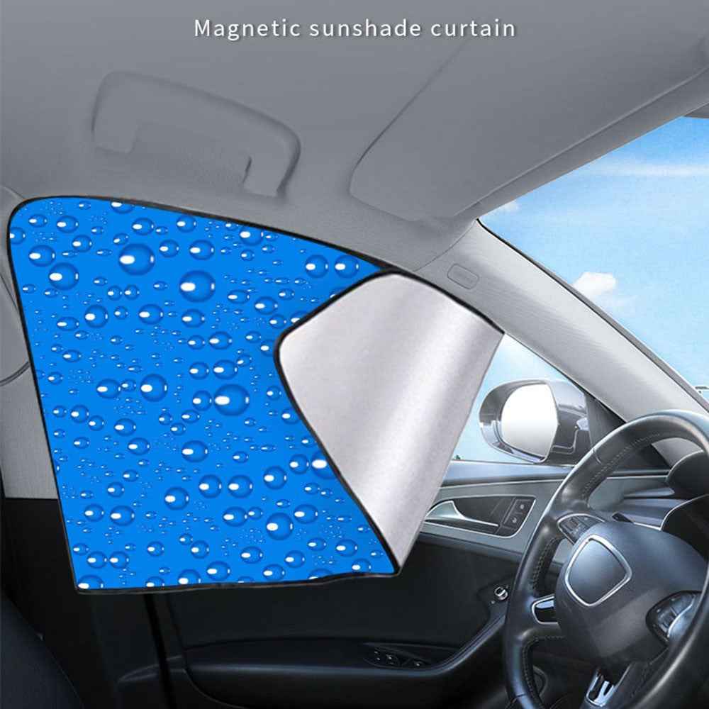 2938 Magnetic Single-Layer Car Sun Shade Rear Front Window Shade Side Window Sunshade UV Protection Cover - Right Seat Window