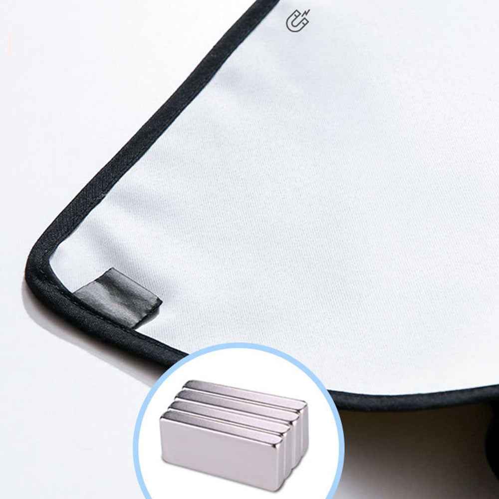2938 Magnetic Single-Layer Car Sun Shade Rear Front Window Shade Side Window Sunshade UV Protection Cover - Right Seat Window