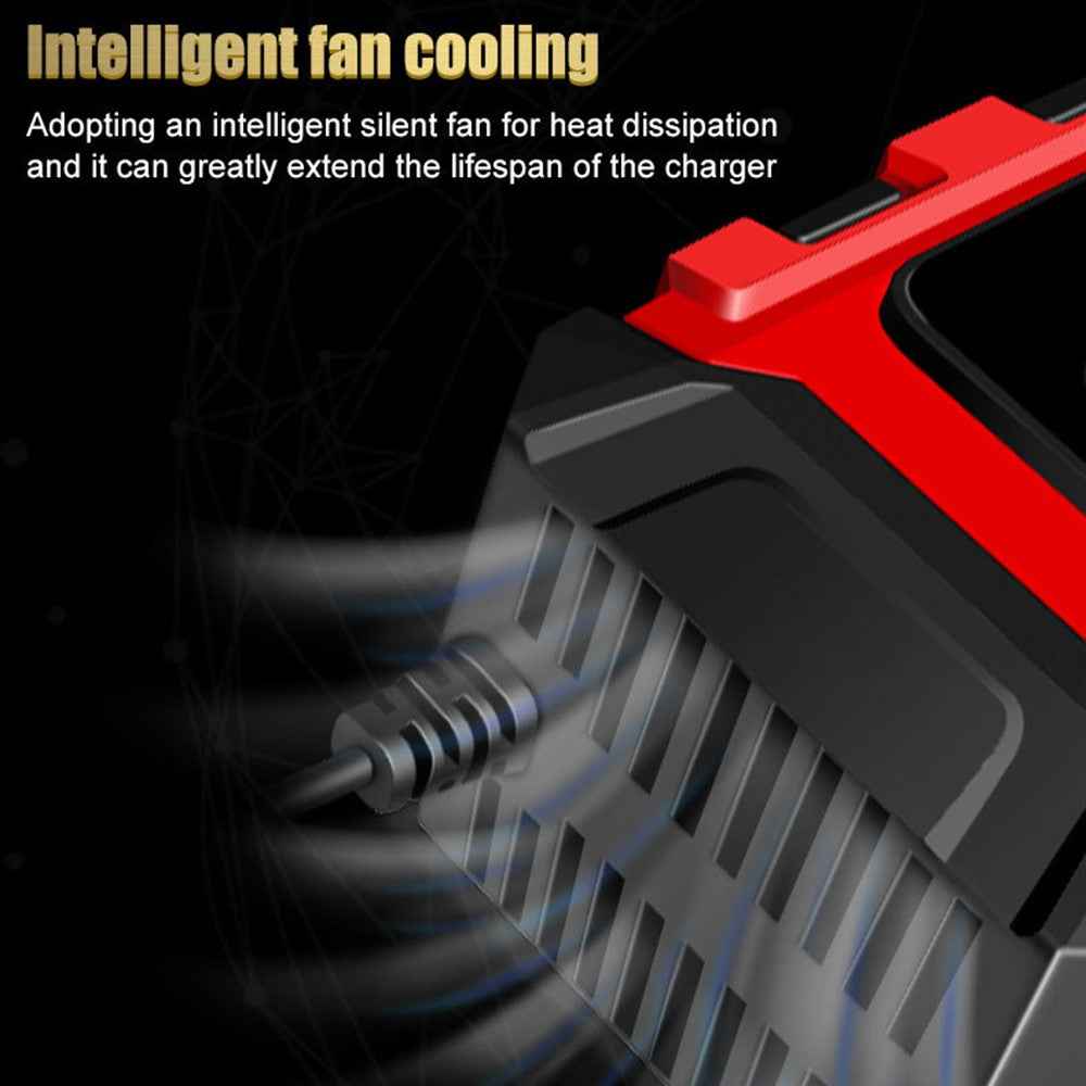 E-FAST TK-360 12V / 6A Car Full Automatic Battery Charger Maintainer Trickle Charger Battery Desulfator - EU Plug