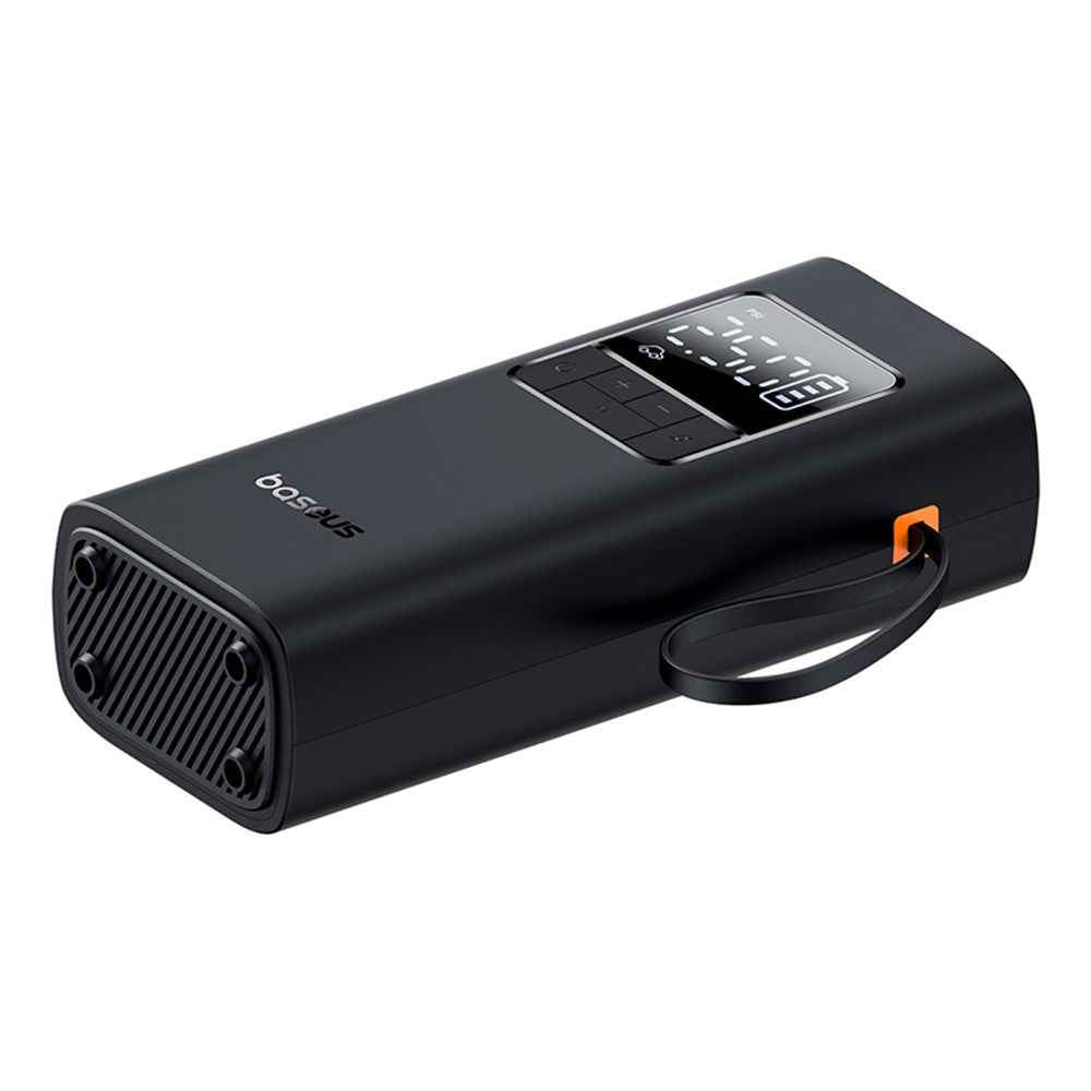 BASEUS SuperMini Pro Series Wireless Car Inflator LCD Digital Display Inflator Pump - Black
