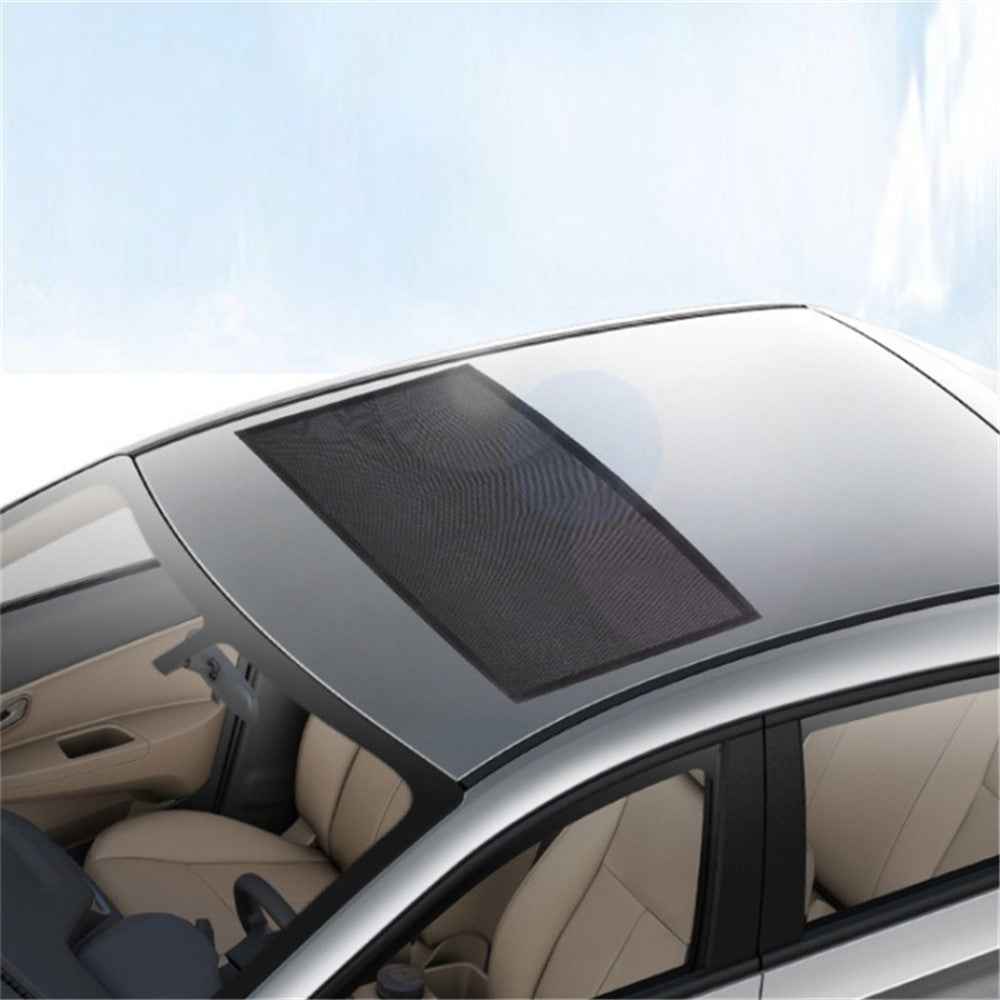 Magnetic Car Sunroof Window Sunshade UV Protection Anti Mosquito Mesh Cover Shading Net, Size L: 100*65cm