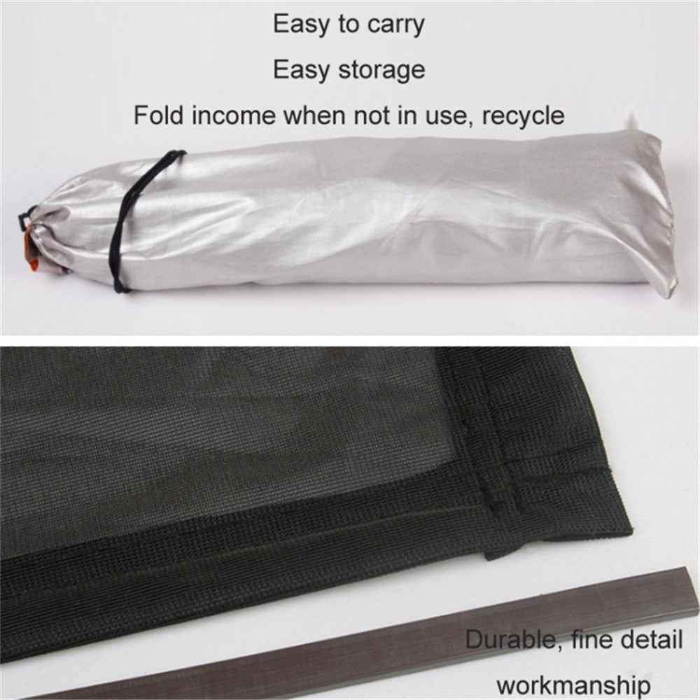 Magnetic Car Sunroof Window Sunshade UV Protection Anti Mosquito Mesh Cover Shading Net, Size L: 100*65cm