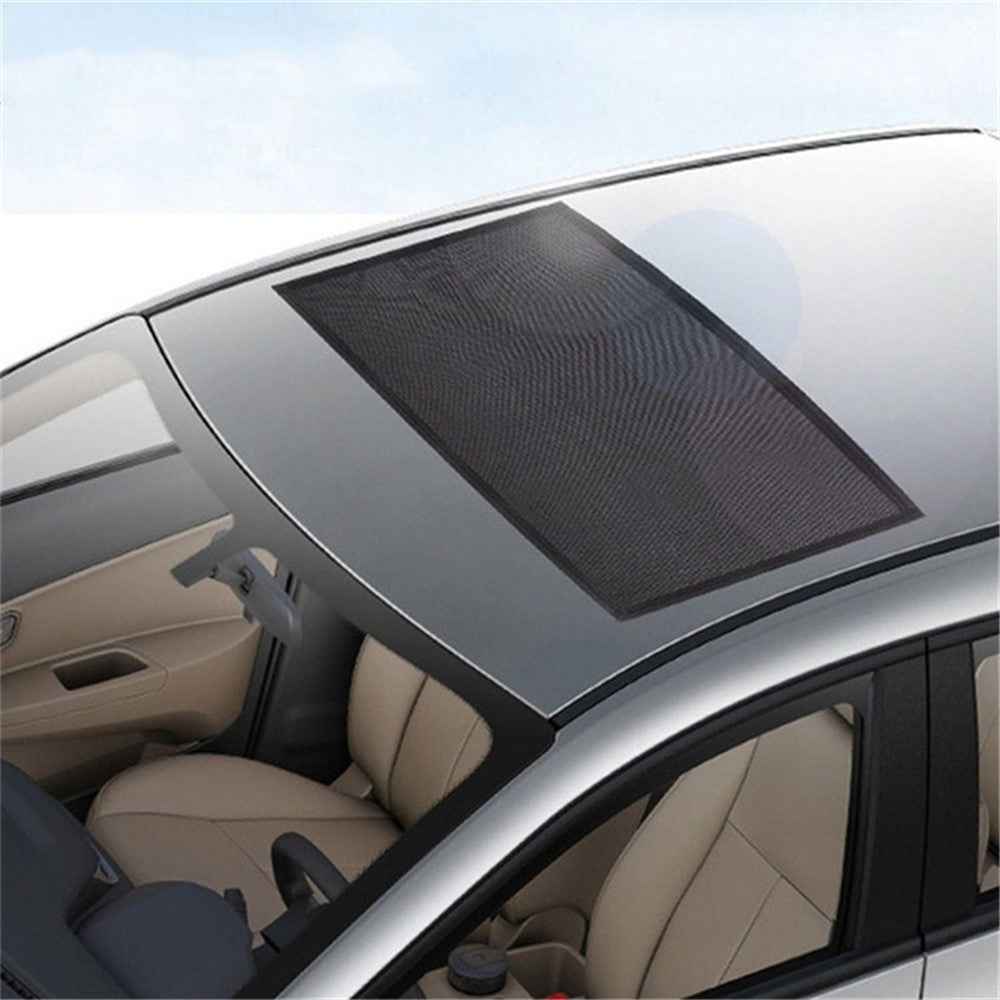 UV Protection Magnetic Car Sunroof Window Sunshade Anti Mosquito Mesh Cover Shading Net, Size S: 95*55cm