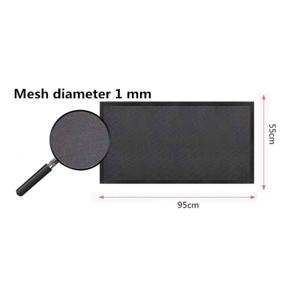 UV Protection Magnetic Car Sunroof Window Sunshade Anti Mosquito Mesh Cover Shading Net, Size S: 95*55cm
