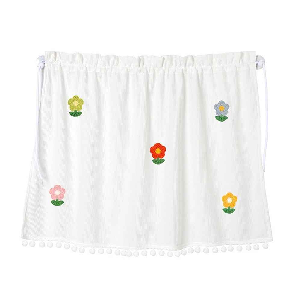 Waffle Fabric Car Window Privacy Protection Curtain Vehicle Side Window Sun Shade Curtain - Cute Colorful 5 Sunflowers