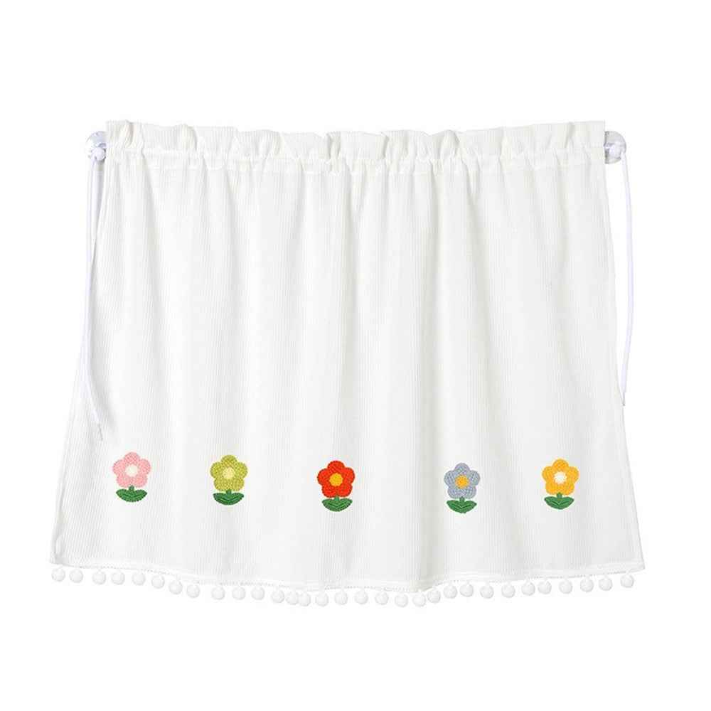 Waffle Fabric Car Window Privacy Protection Curtain Vehicle Side Window Sun Shade Curtain - Colorful 5 Sunflowers