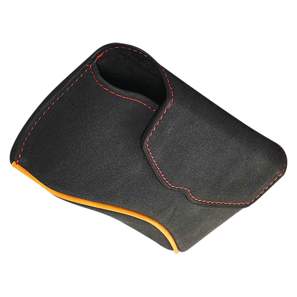Universal Clip-on Sunglasses Case for Car Sunvisor Card Holder Glasses Storage Box - Black