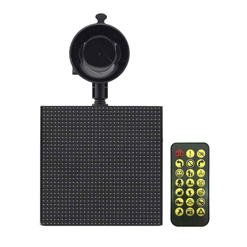 P64L Car LED Sign App Programmable Rear Windshield Scrolling Message LED Matrix Panel DIY Text Pattern Expression Screen