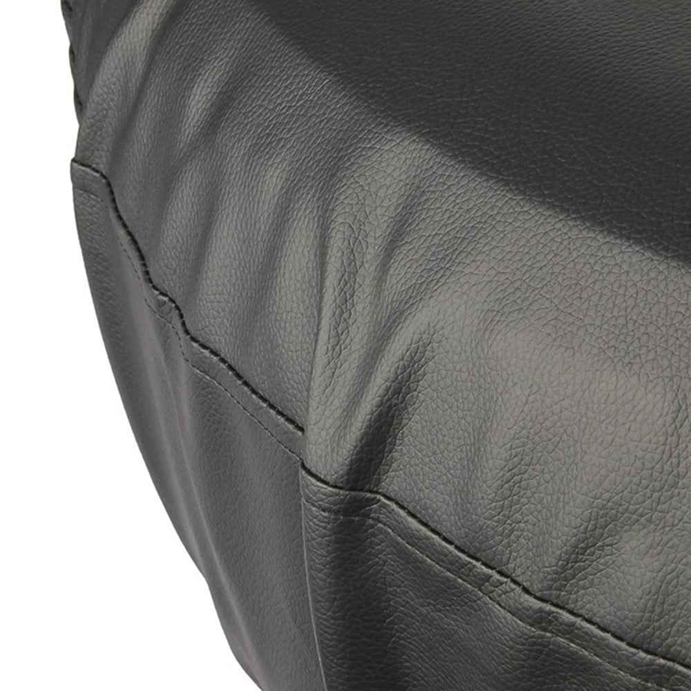 KG0167 15-Inch Litchi Texture Leather Car Tire Cover SUV Truck Wheel Cover Tire Protector for 27-30 Inch Tire