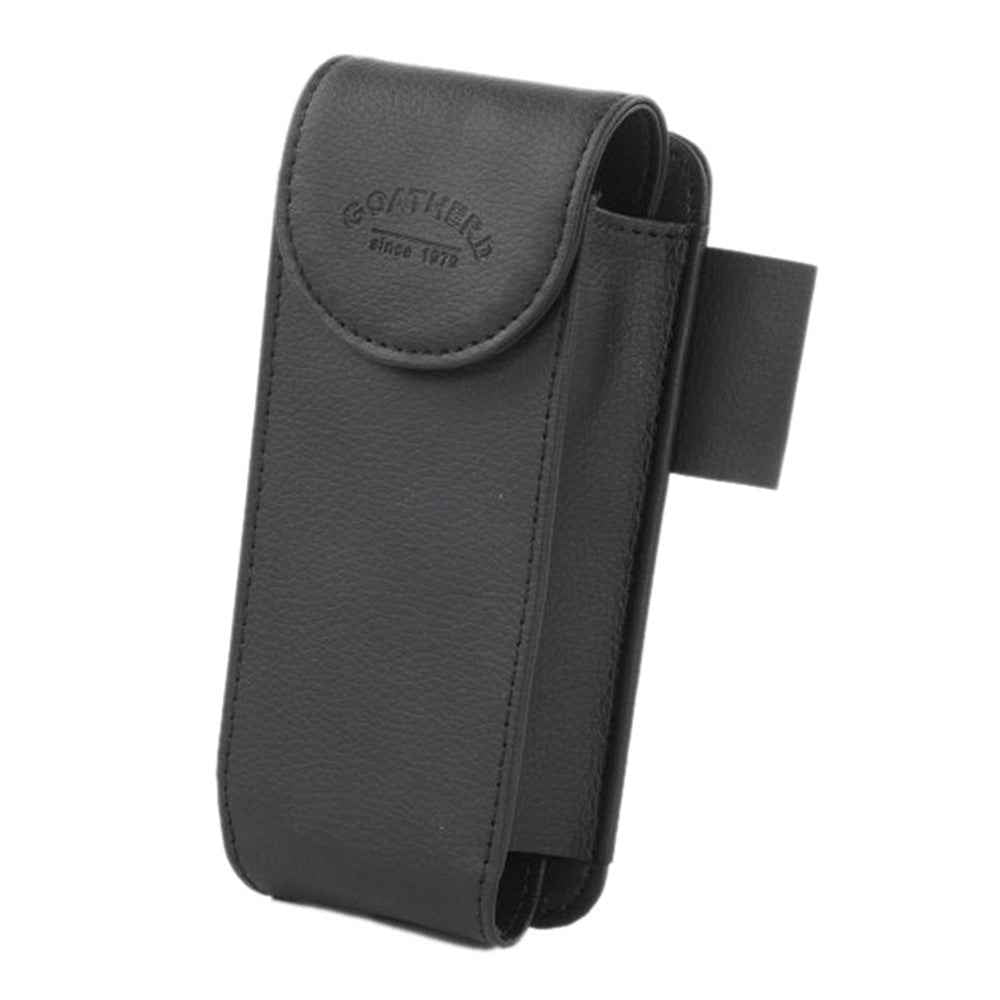 GOATHERD Car Sun Visor Mount Microfiber Leather Sunglasses Storage Bag Glasses Holder Pouch - Black