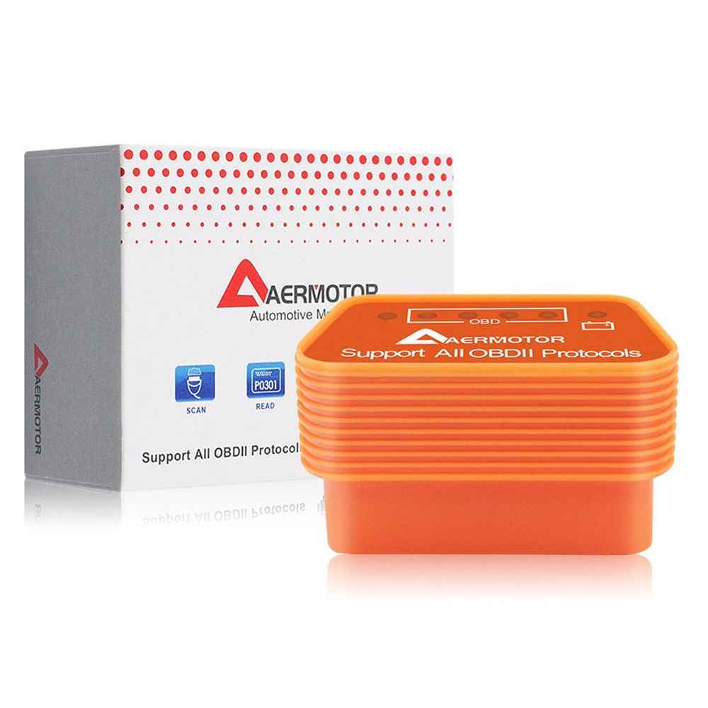 AERMOTOR V1.5 ELM327 OBD2 Bluetooth-compatible Code Reader Car Check Engine Diagnostic Scan Tool