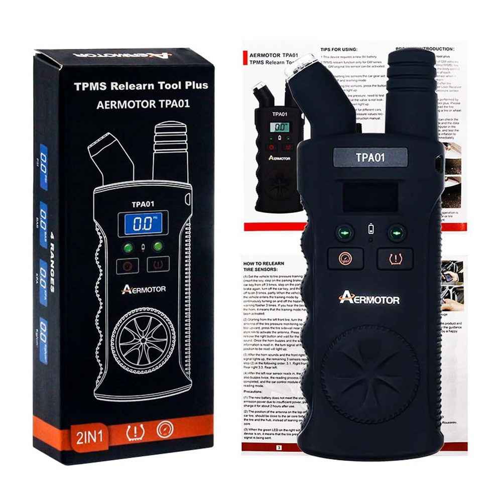AERMOTOR TPMS 150 PSI Digital Car Tire Pressure Tester Detector Measurement Tool