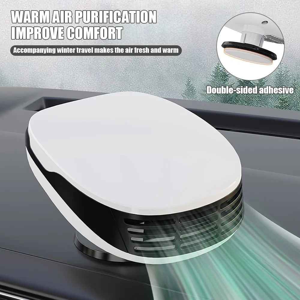 9710 Multi-Function Car Mounted Heater Defogger / Defrost Car Hot Air Warmer Heating Fan