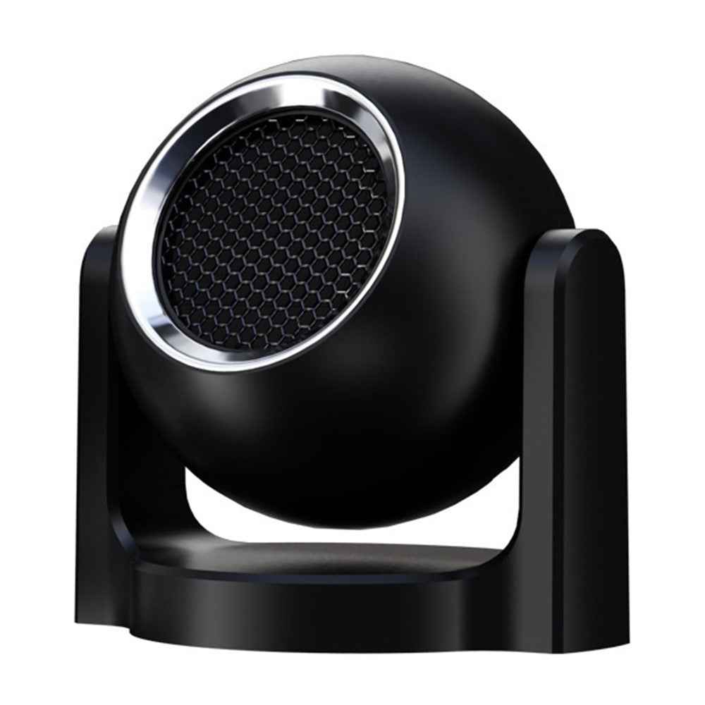 9709 12V Car Interior Hot / Cold Wind Fan Windshield Defrosting Defogging ABS Heater - Black