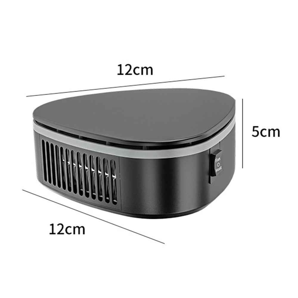 9739A Car Heater 12V Portable Windshield Fast Car Warmer 2-in-1 Heating / Cooling Fan with Suction Holder, Standard Version