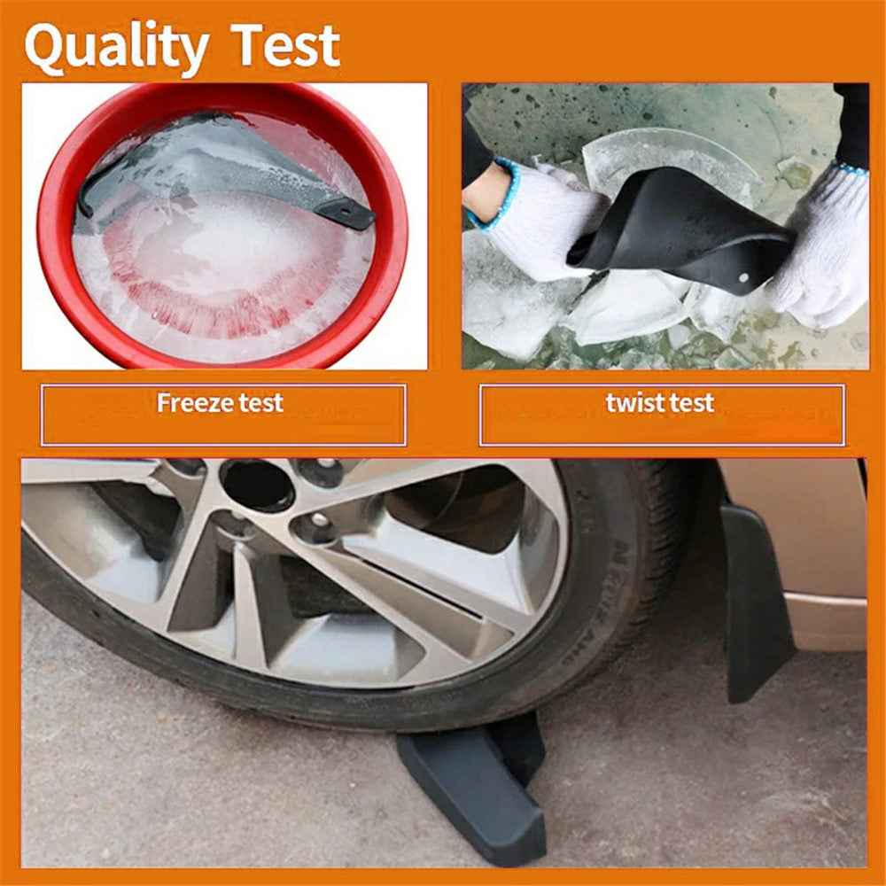 4Pcs / Set Car Mudguard Mud Flaps for Nissan Note 2005-2011 LIVINA Front and Rear Mudflaps Splash Fender Kit Auto Accessories