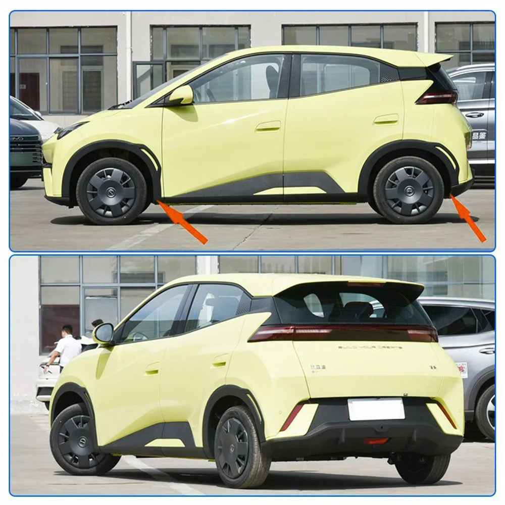 4Pcs / Set Soft PC Mudguard Mud Flaps for BYD Seagull 2023 Front and Rear Car Mudflaps Splash Fender Kit