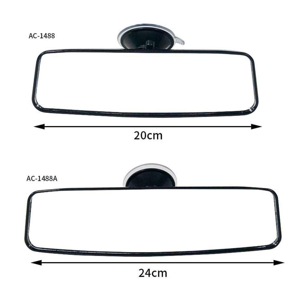 Plastic+Glass Rearview Mirror Car Interior Wide Angle Rear View Mirror (Anti-Glare Function) - Size: L