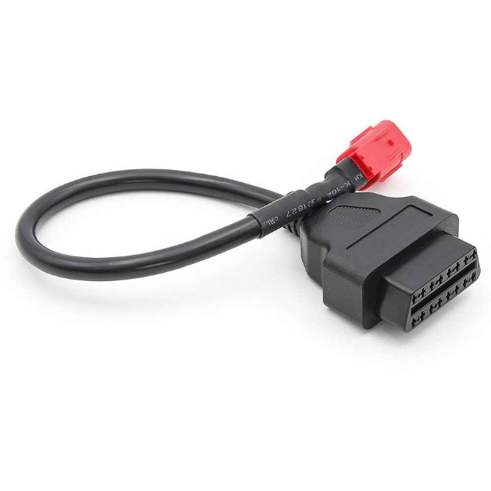 AERMOTOR OBD Adapter Cable 16Pin to 6Pin Diagnosis Detector Cord for Honda Motorcycle 6Pin