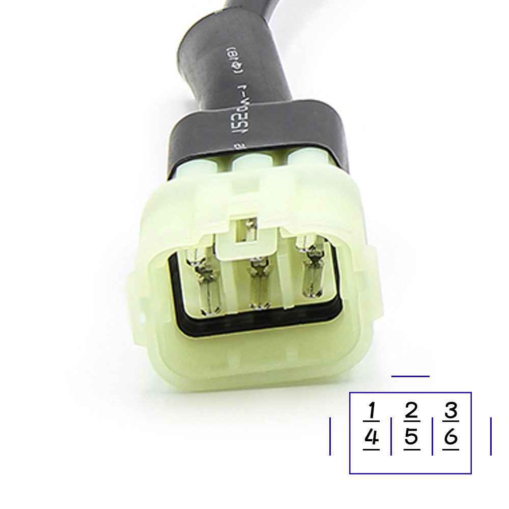 AERMOTOR OBD 16Pin to 6Pin Diagnostic Adapter Cable Scanner Reader Converter for KTM Motorcycle 6Pin