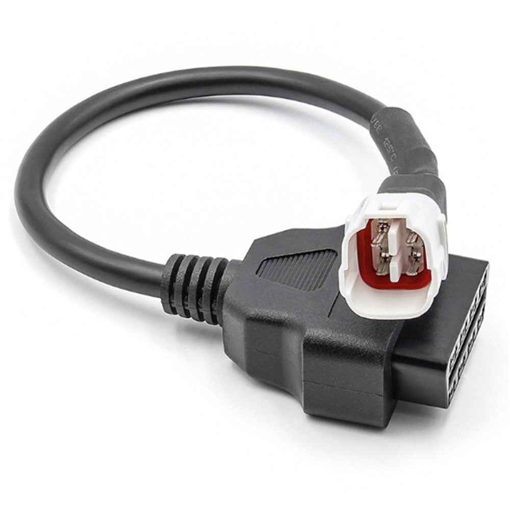 AERMOTOR For Yamaha Motorcycle 4Pin Plug to 16Pin OBD2 Adapter Diagnostic Cable