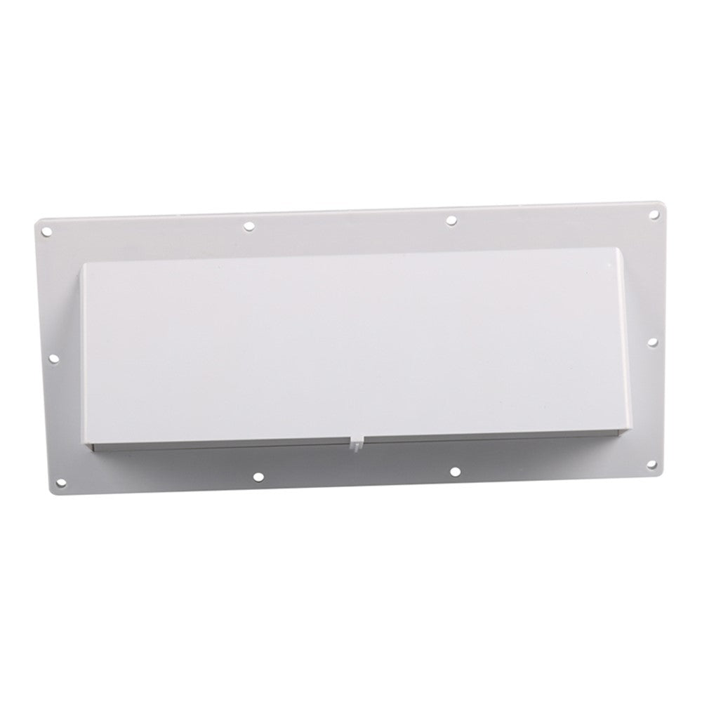 A8664 PP RV Range Motorhome Trailer Hood Exhaust Vent Cover Enhance Airflow (Include 10Pcs Screws) - White