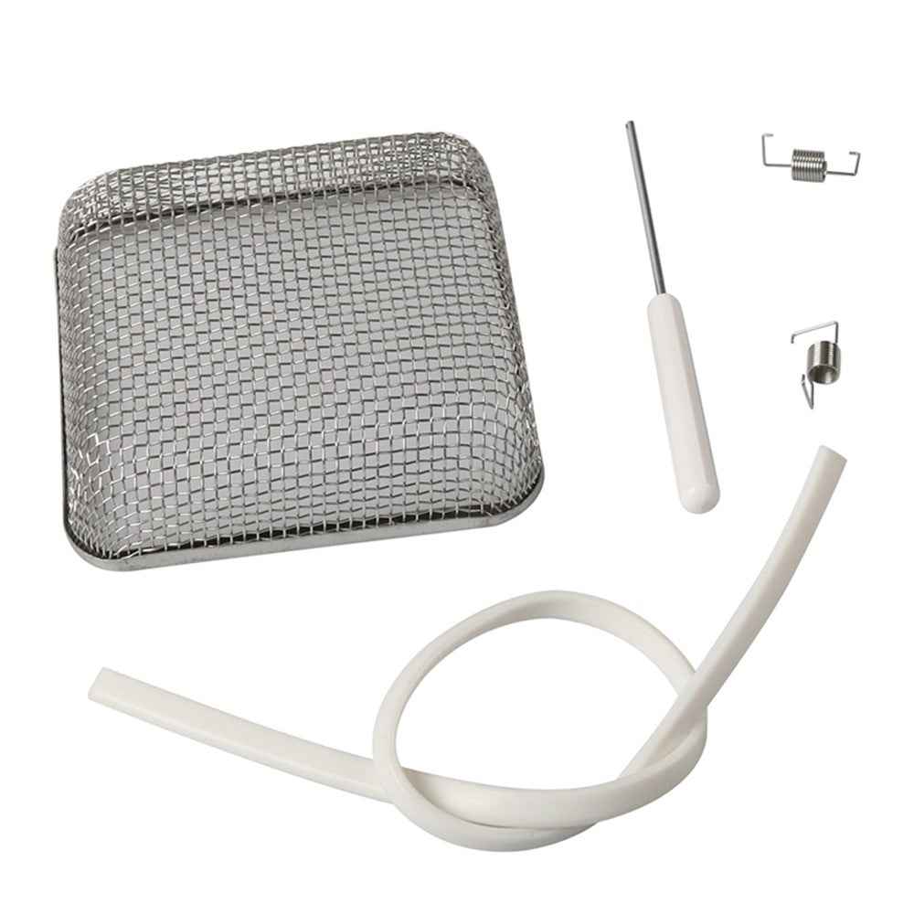 A8668 4.5x4.5 Inch RV Water Heater Vent Screen Stainless Steel Mesh Cover Flying Insect Screen with Installation Tool