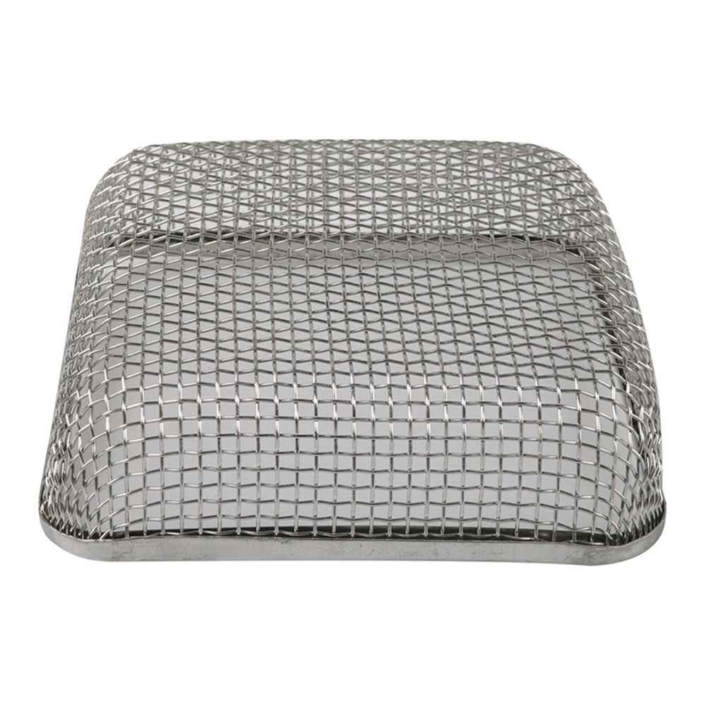 A8668 4.5x4.5 Inch RV Water Heater Vent Screen Stainless Steel Mesh Cover Flying Insect Screen with Installation Tool