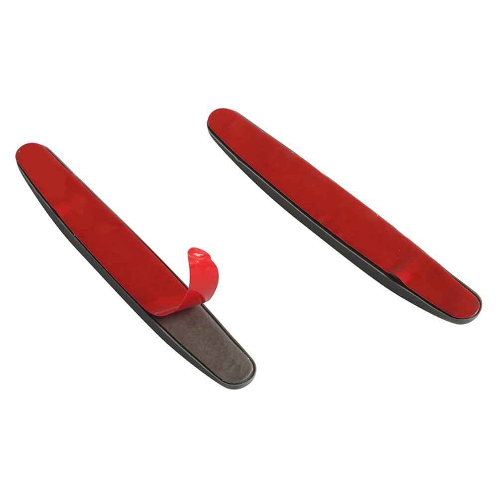 A8618-03 4Pcs Car Truck Door Anti-collision Strip PVC+ABS Vehicle Door Anti-collision Strips - Grey