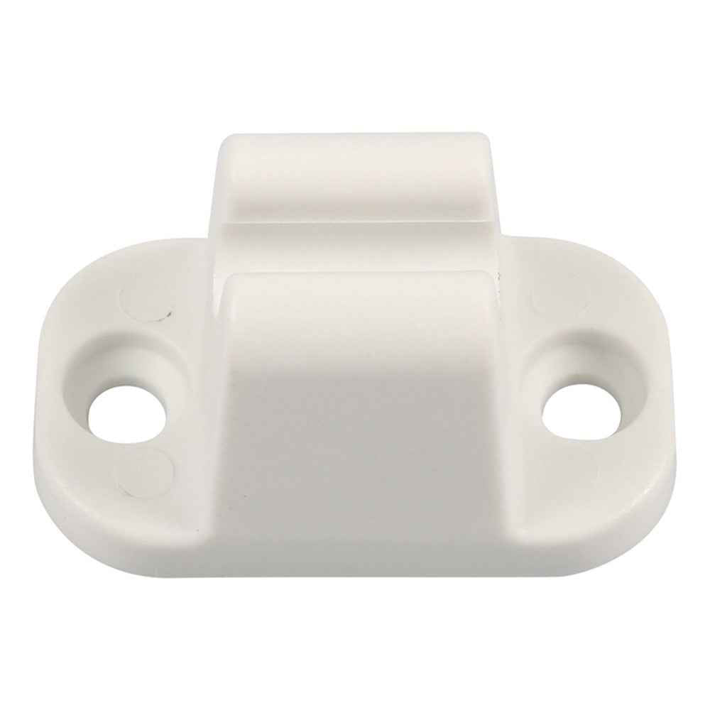 A8624 2Pair White T-Shape Door Retainer Kit Door Stop Retaining Catch Holder Set with Screws for Camper RV Motorhome #2-2