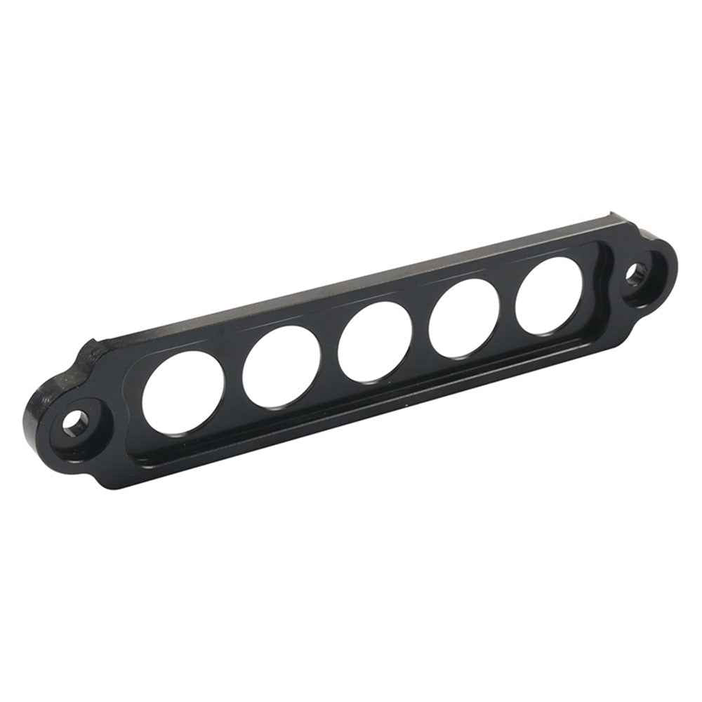 A8681 Aluminum Alloy Car Battery Holder Bracket Vehicles Trucks Battery Mount Bracket (Hook Length 250) - Black