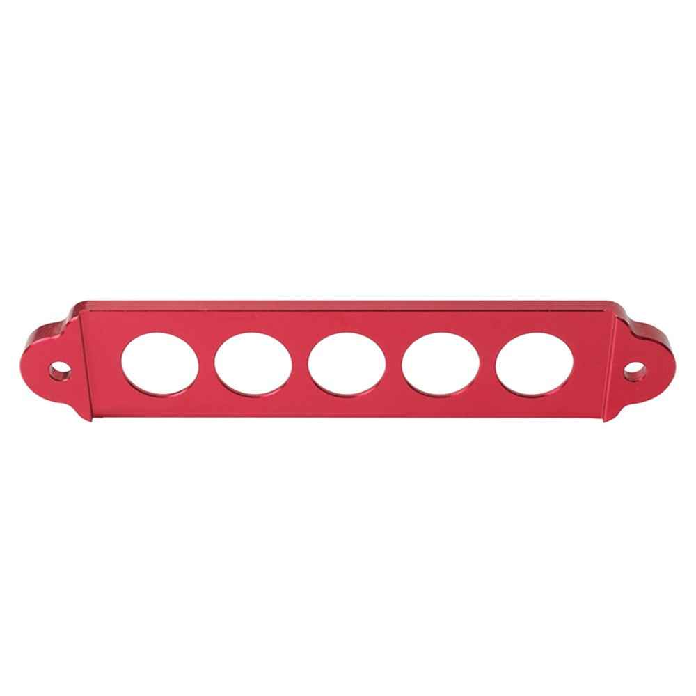 A8681 Aluminum Alloy Car Battery Holder Bracket Vehicles Trucks Battery Mount Bracket (Hook Length 250) - Red
