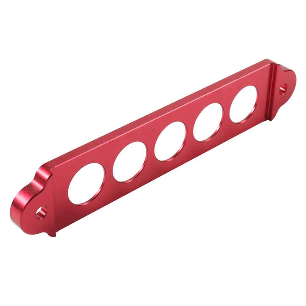 A8681 Aluminum Alloy Car Battery Holder Bracket Vehicles Trucks Battery Mount Bracket (Hook Length 250) - Red