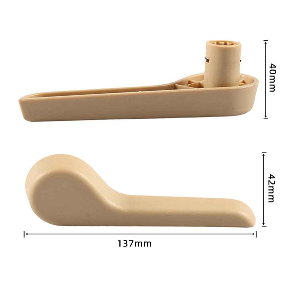 A8487-02 Hard ABS Replacement Adjustment Handle for Car Right Seat, OE: 15232598 - Beige
