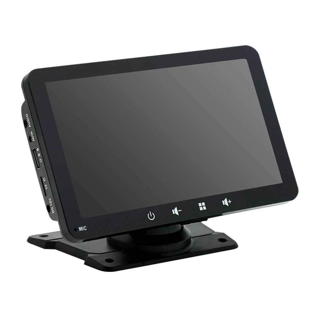 W507A 7-inch HD Touch Screen Car Play 2.4GHz WiFi Potable Car Stereo with Mirror Link Android Auto, Flat Stand