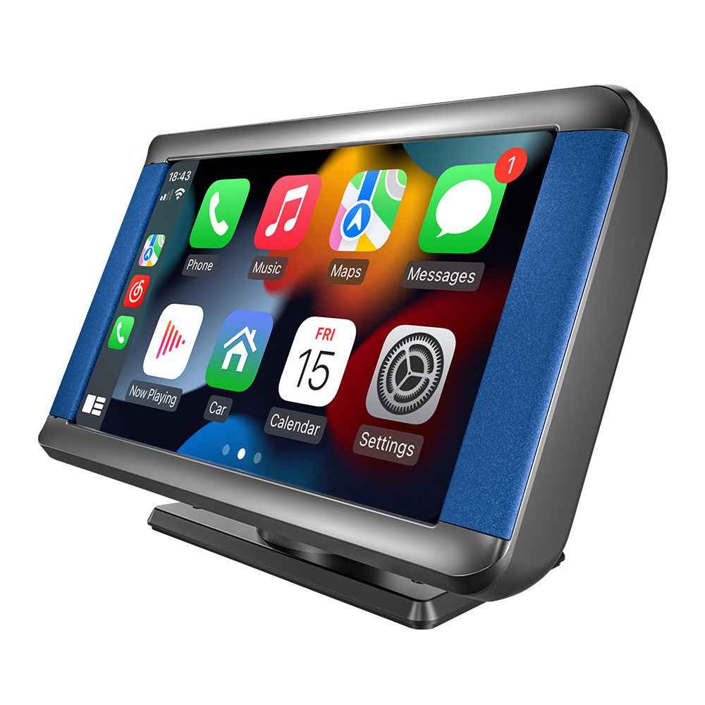 W503A 7.0-inch HD Display Wireless / Wired Car Play Android Auto Portable Car Stereo Support Mirror Link, Bluetooth-compatible