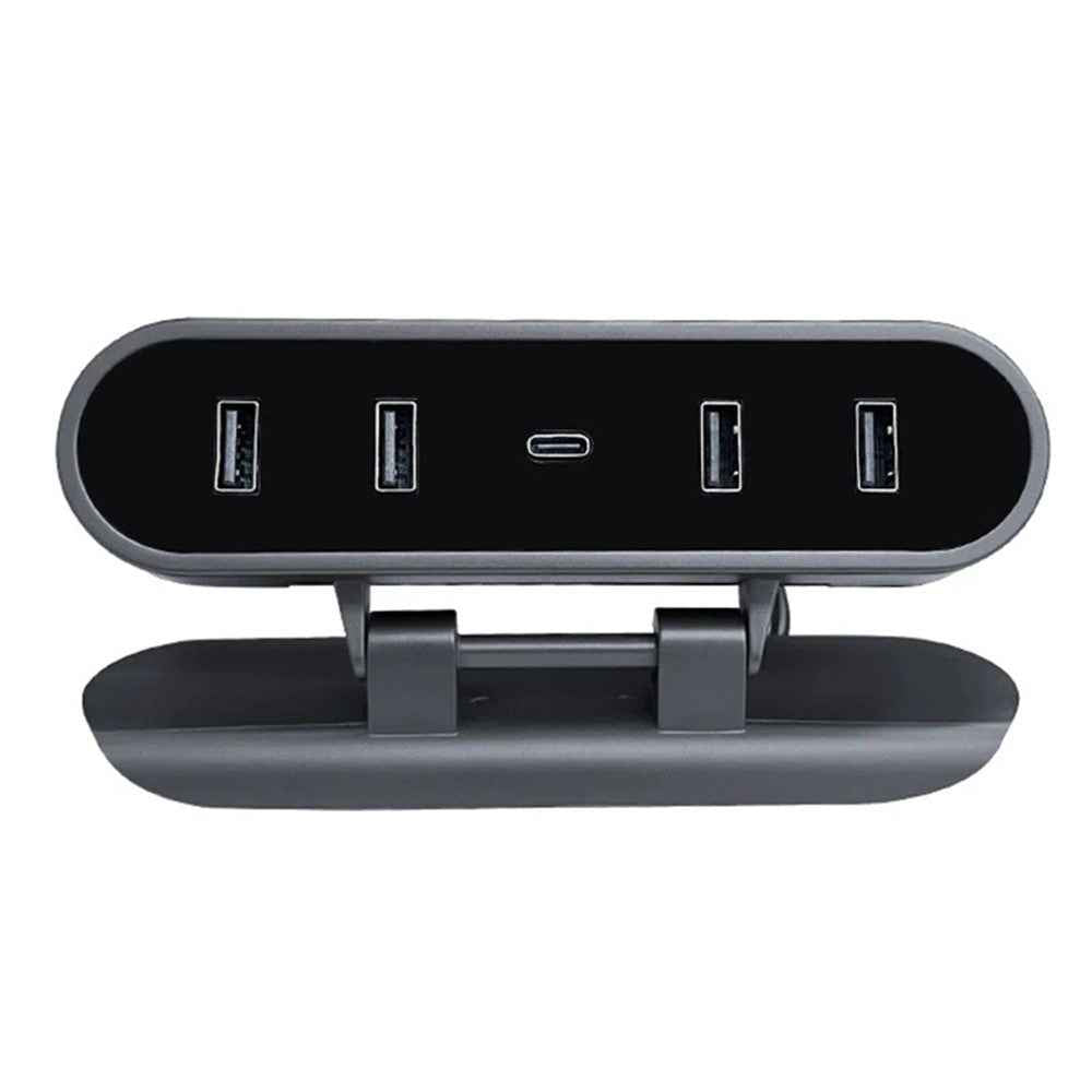 TSL319 For Model 3 / Y Under Screen Car USB+Type-C Hub Charging Dock Station