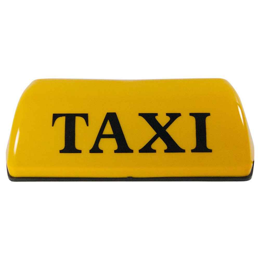 CARFU AC-777A 12V Universal Magnetic Taxi Roof Light PP Taxi LED Lamp - Yellow