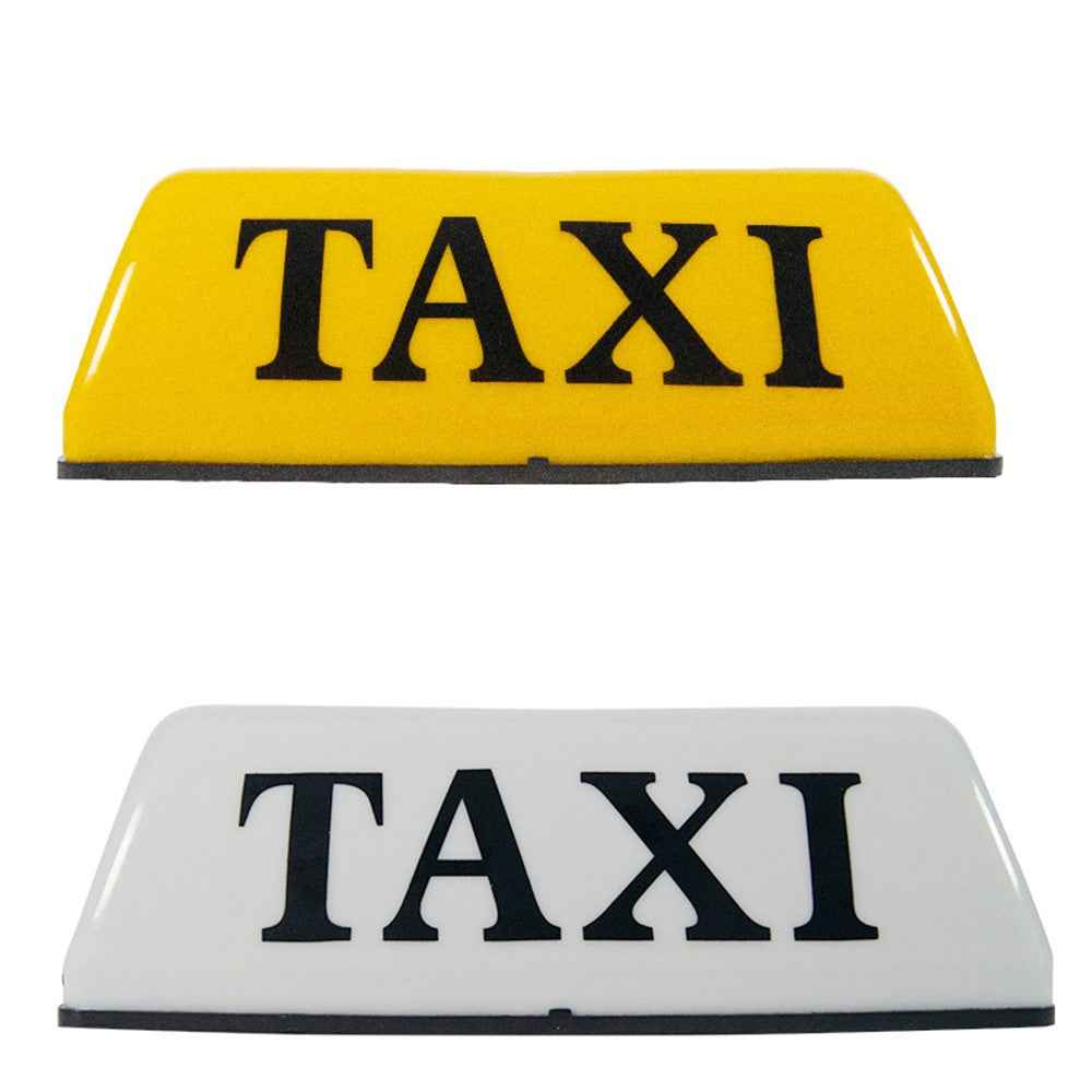 CARFU AC-777A 12V Universal Magnetic Taxi Roof Light PP Taxi LED Lamp - Yellow