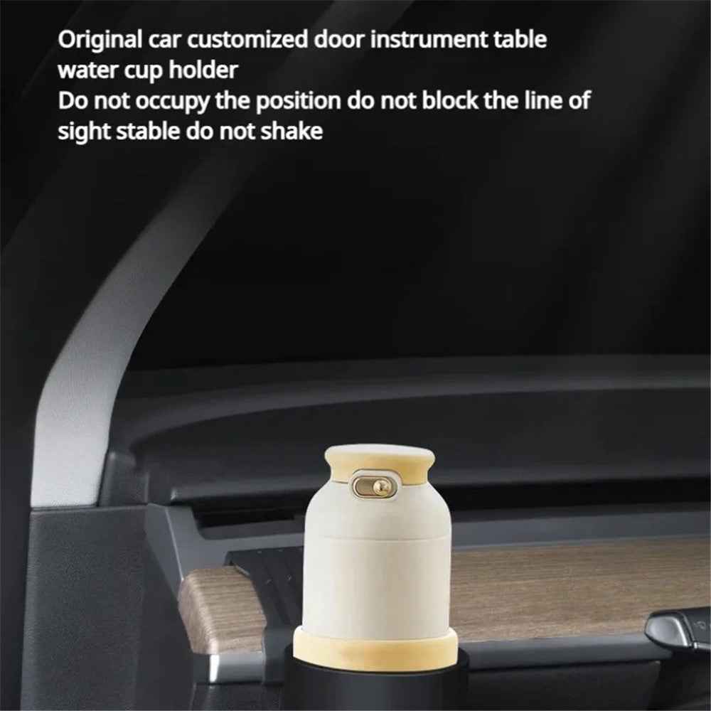 ALZH089 For Model Y  /  3 Car Dashboard Water Bottle Holder ABS Coffee Cup Holder