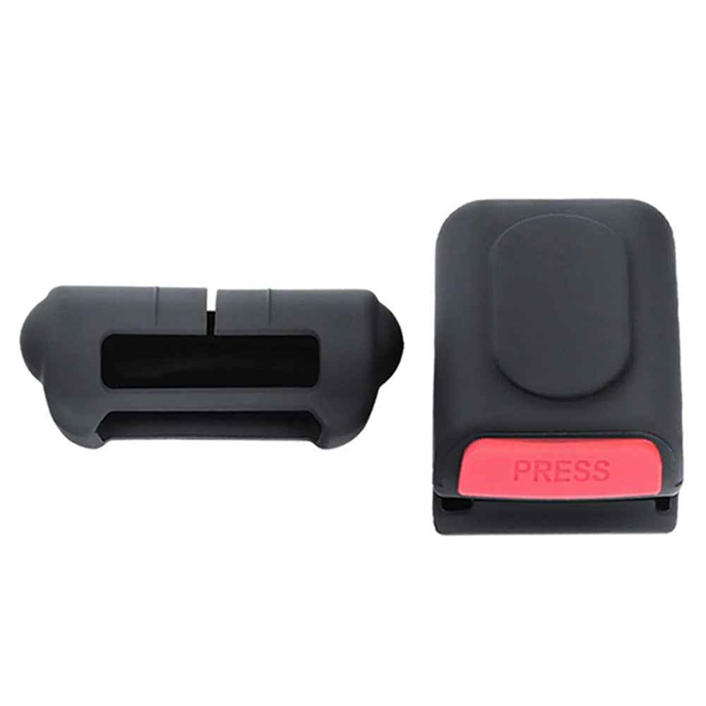 TSL825 2Pcs / Set For Tesla Model 3 / Y Car Safety Belt Buckle Silicone Cover