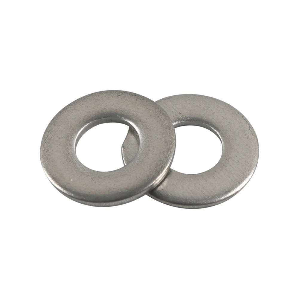 A7748 200Pcs Assorted 12# 10# 8# 6# 1 / 4" 304 Stainless Steel Flat Washers
