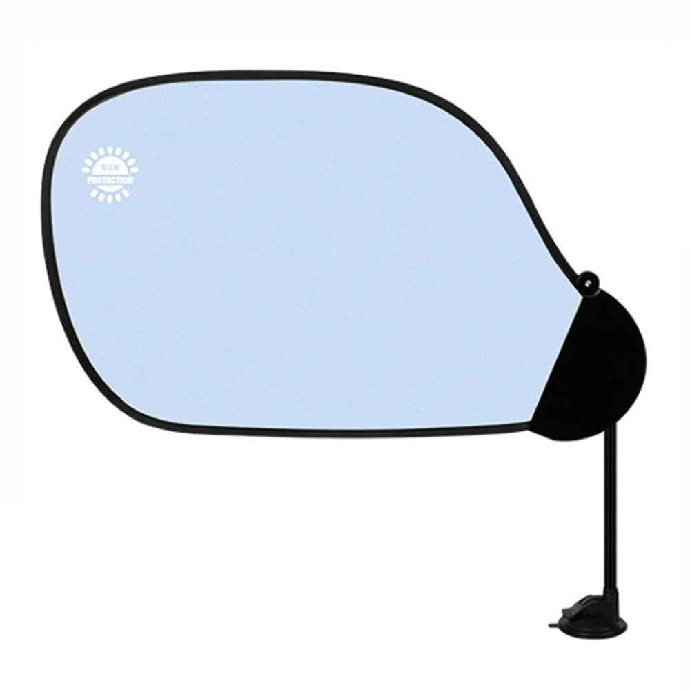 Car Window Sun Shade UV Protection Adjustable Auto Window Shade with Suction Cup - Sky Blue