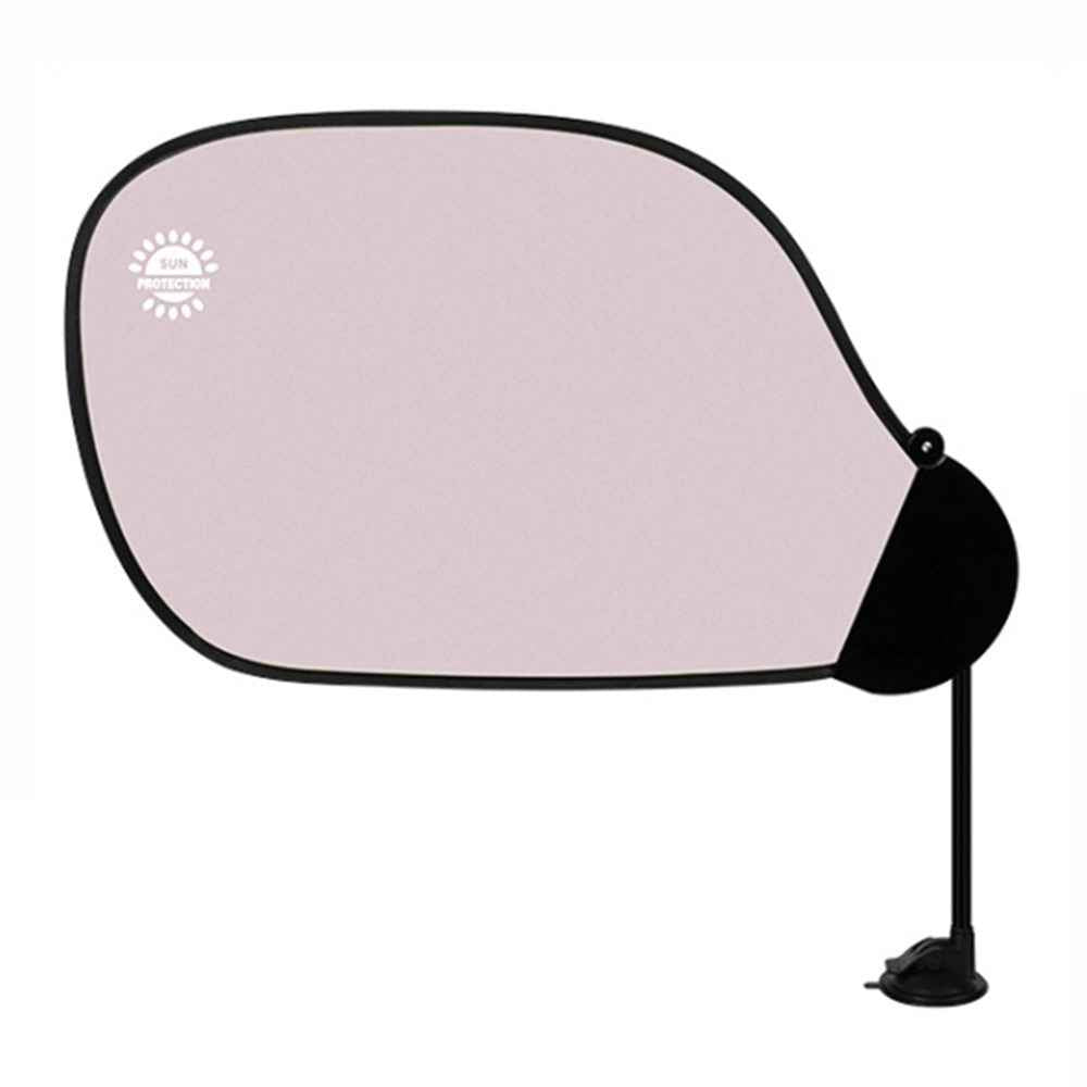 Car Window Sun Shade UV Protection Adjustable Auto Window Shade with Suction Cup - Pink