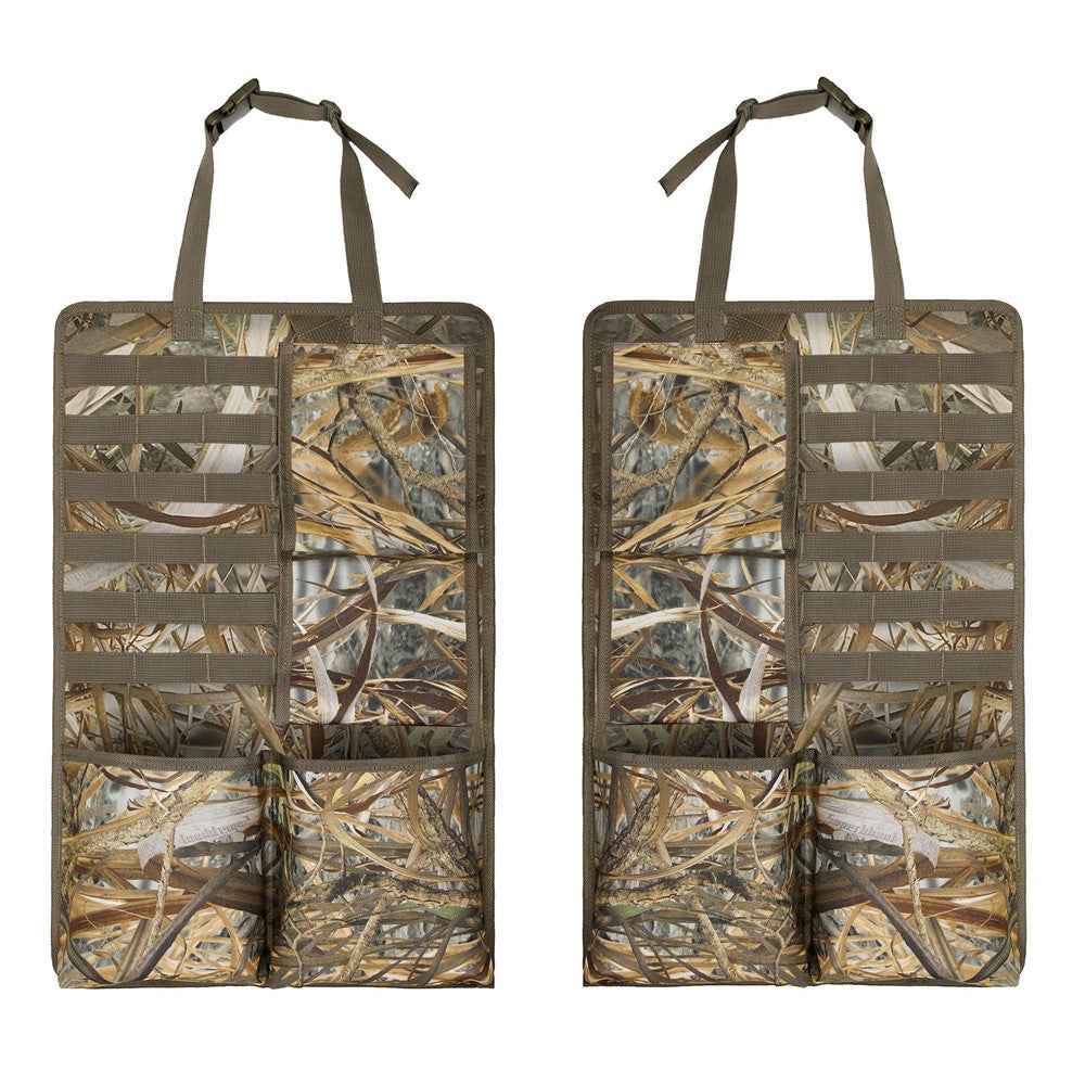 2Pcs / Set 600D Oxford Cloth Camouflage Car Seat Back Hanging Storage Bag - Reed Camouflage